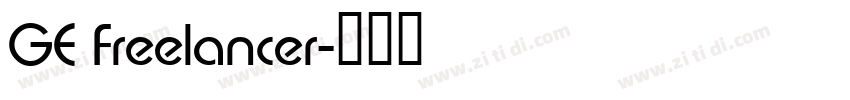 GE Freelancer字体转换